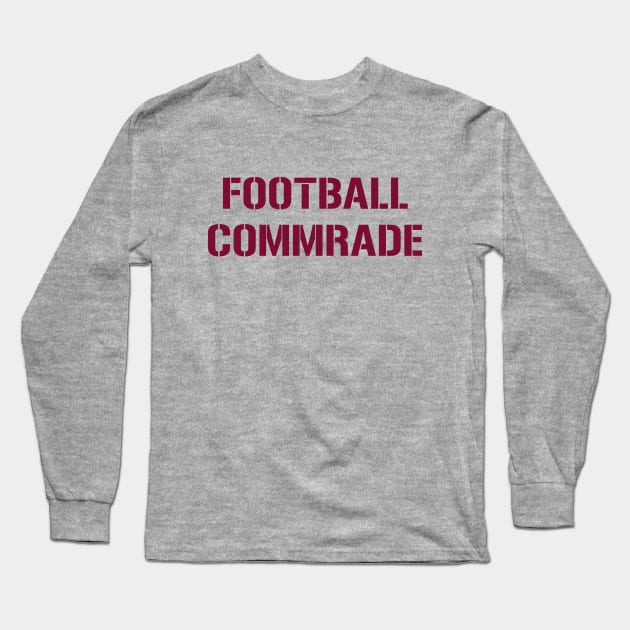 Football Commrade - Yellow Long Sleeve T-Shirt by KFig21